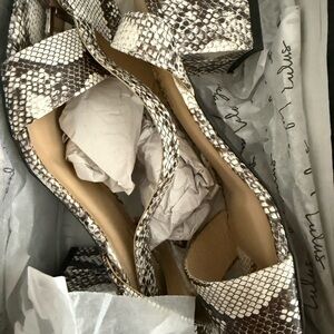 Lulu's Snakeskin Wedges